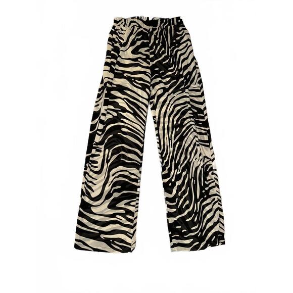 Other - Primadonna Collection Women's Wide Leg Zebra Print Pants